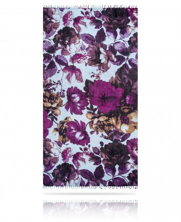 Палантин Женский W40-PORTE.FLEUR/VIOLETTE